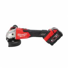 MILWAUKEE M18 FUEL FSAG125XB-502X ΓΩΝΙΑΚΟΣ ΤΡΟΧΟΣ 125mm ΥΨΗΛΗΣ ΑΠΟΔΟΣΗΣ ΜΕ ΣΥΡΟΜΕΝΟ ΔΙΑΚΟΠΤΗ ΚΑΙ ΦΡΕΝΟ ( 4933478430 )