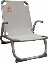 Καρέκλα παραλίας SUMMER CLUB 19363 αλουμινίου χαμηλή σε χρώμα Μπεζ (19363)