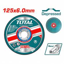 Δίσκος λειάνσεως μετάλλου TOTAL Φ - 125 Χ 6mm ( TAC2231251 )